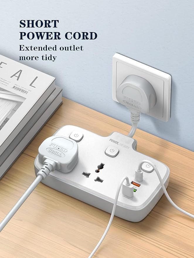 Power Strip 2 Sockets