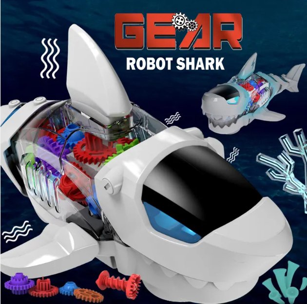 Universal Shark Toys With Light